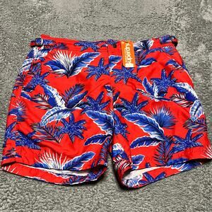 Superdry International Swim Trunks Shorts Mens Large Floral Mesh Lined